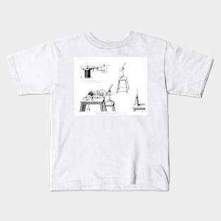 Measuring the speed of light (V565/0027) Kids T-Shirt